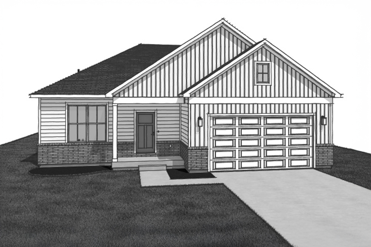 Crawford Elevation A Farmhouse