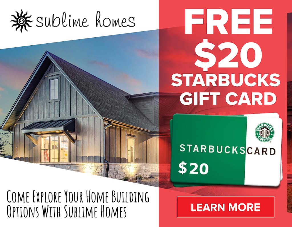 Flyer Free Gift Card Version 2 Sublime Homes